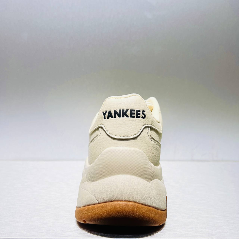 Giày MLB Korea BigBall Chunky Embo New York Yankees Cream
