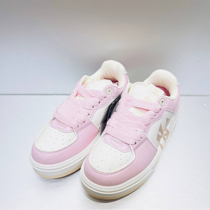Giày MLB Korea Chunky Liner Basic New York Yankees Pink