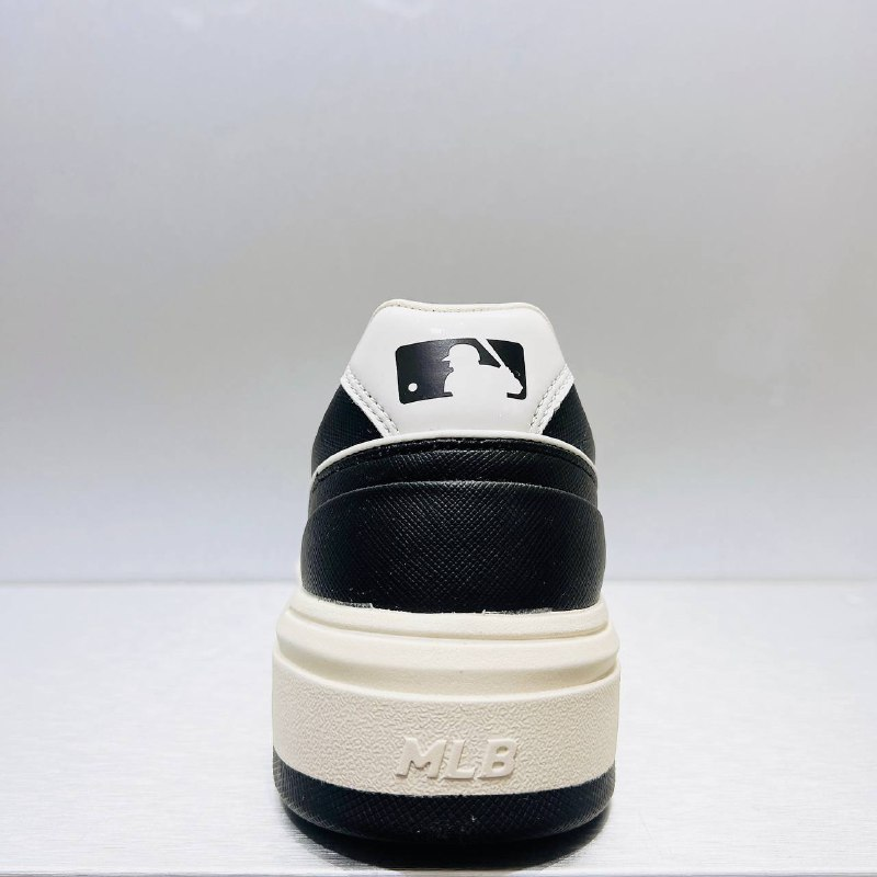 Giày MLB Korea Chunky Liner SL Saffiano New York Yankees Black