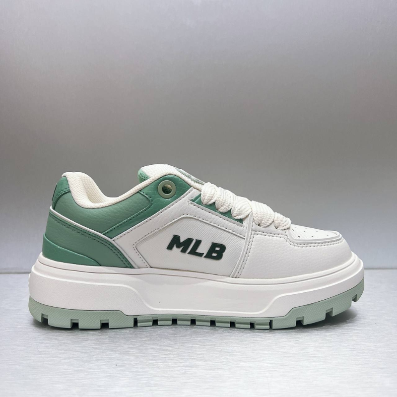 Giày MLB Korea Chunky Liner Wide Saffiano LA Dodgers Mint