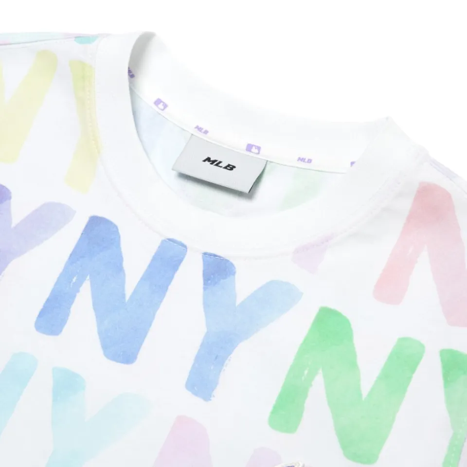Áo Croptop Nữ MLB Monogram Crop New York Yankees