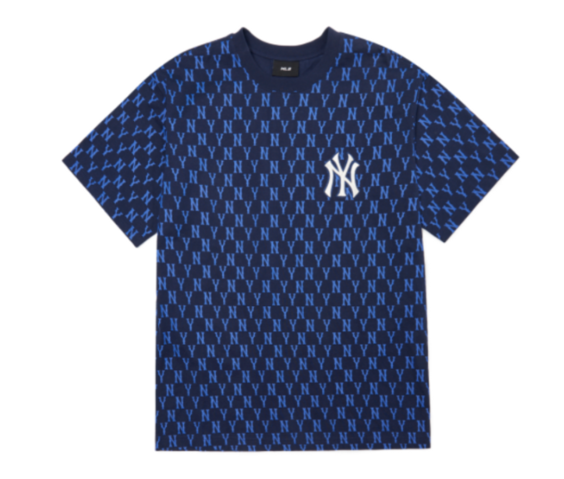 Áo Thun MLB MONOGRAM ALLOVER OVER-FIT SHORT SLEEVE T-SHIRTS