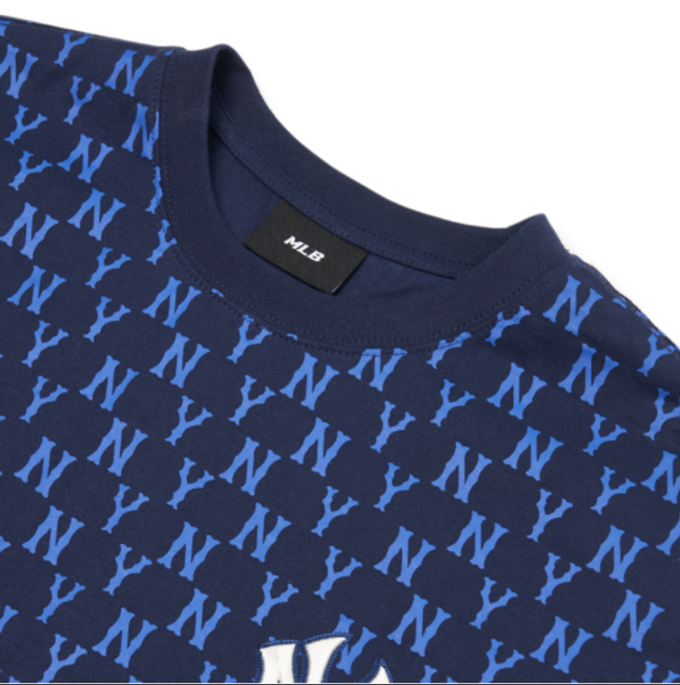 Áo Thun MLB MONOGRAM ALLOVER OVER-FIT SHORT SLEEVE T-SHIRTS