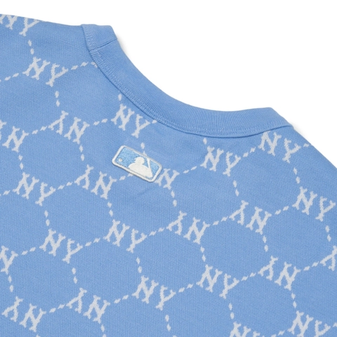 Áo Thun MLB Diamond Monogram New York Yankees Blue