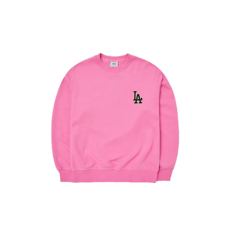 Áo Nỉ Sweater MLB Basic Big Logo 3AMTB0626-07PKS Màu Hồng 