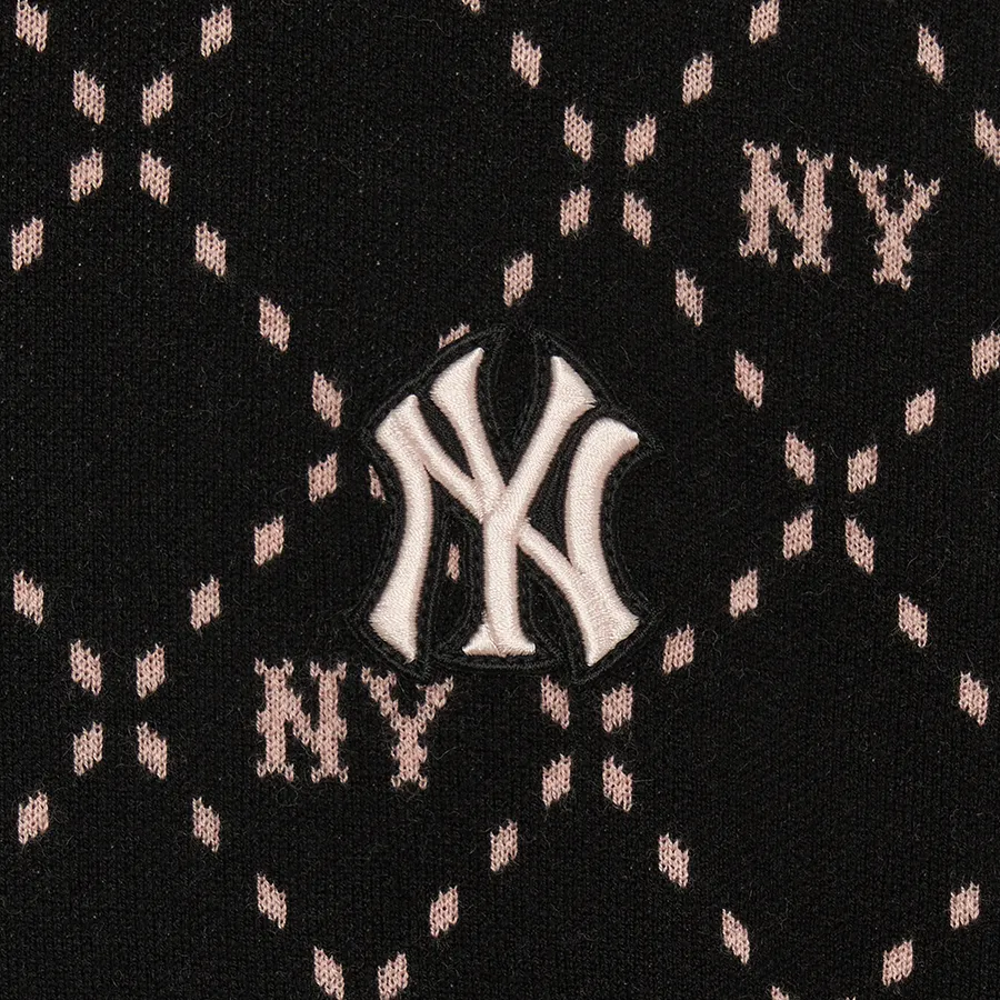 Áo Sweater MLB Monogram New York Yankees 3FKPM0134-50BKS Màu Đen 