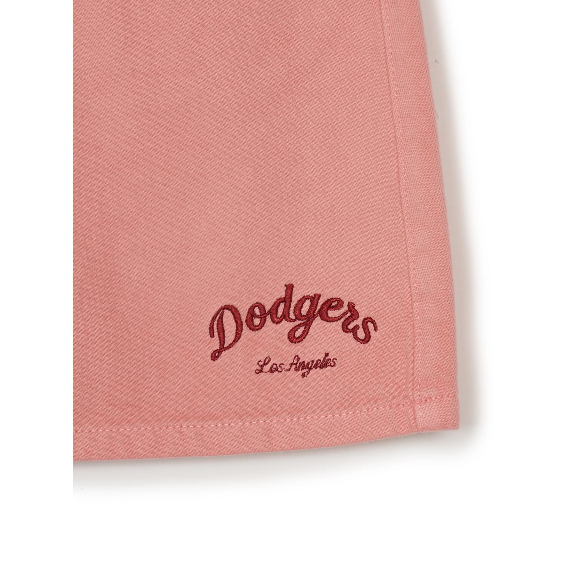 Chân Váy Denim 2024 Chữ Thêu LOS ANGELES DODGERS 