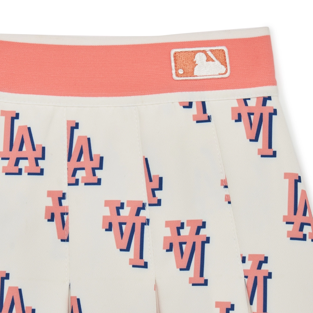 Chân Váy MLB Women's Monogram LA Dodgers Cream
