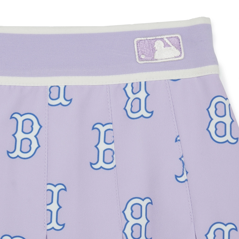 Chân Váy MLB Women's Monogram Boston Red Sox L.Lavender