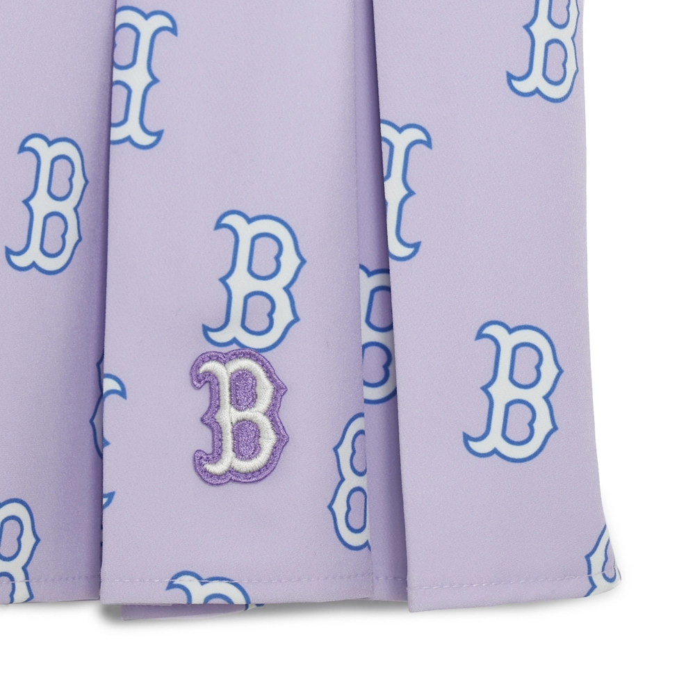 Chân Váy MLB Women's Monogram Boston Red Sox L.Lavender