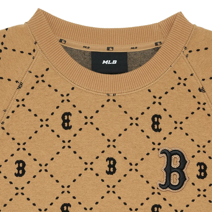 Váy Nữ MLB Jacquard Monogram Boston Red Sox 3FOPM0334-43CAL Màu Nâu