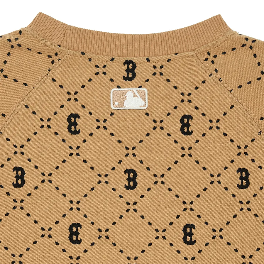 Váy Nữ MLB Jacquard Monogram Boston Red Sox 3FOPM0334-43CAL Màu Nâu
