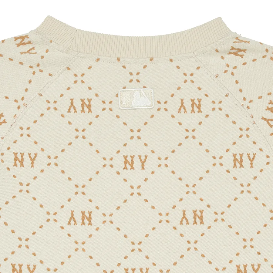 Váy Nữ MLB Monogram Jacquard New York Yankees 3FOPM0334-50CRD Màu Kem
