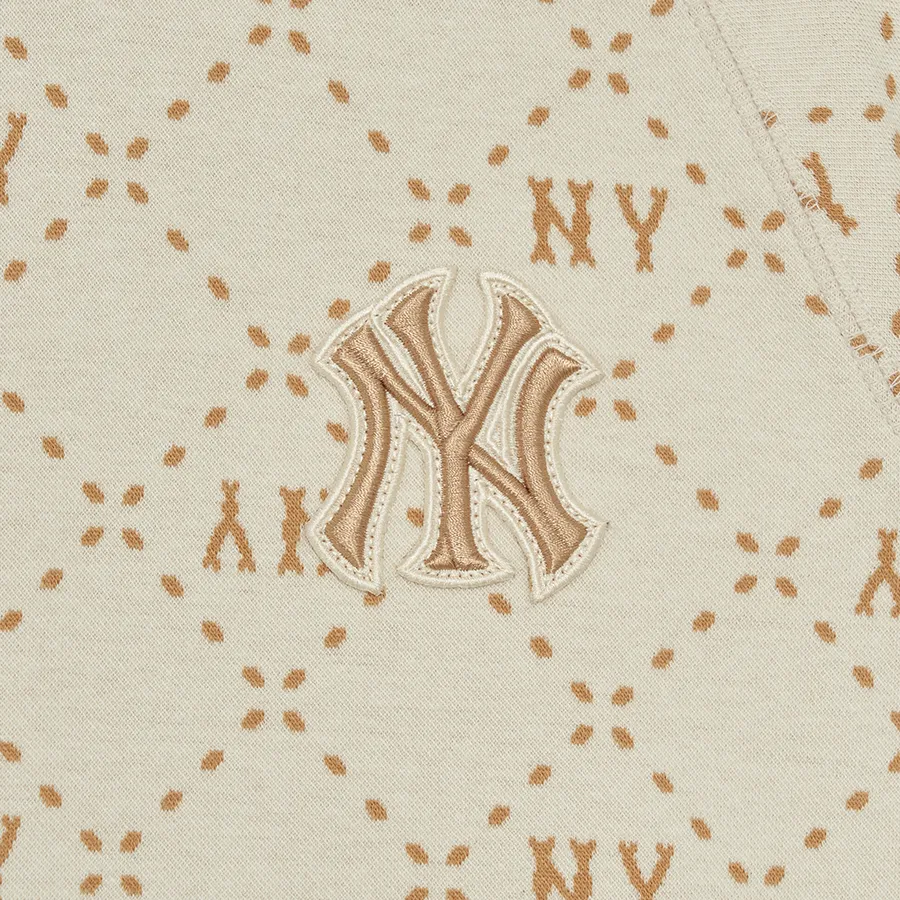 Váy Nữ MLB Monogram Jacquard New York Yankees 3FOPM0334-50CRD Màu Kem