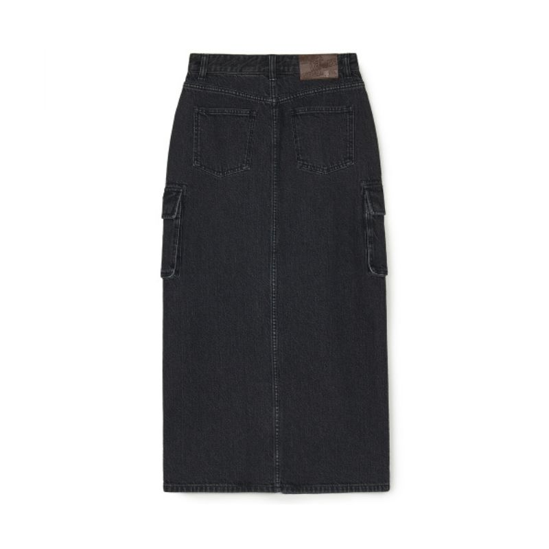 Váy MLB Jeans dài NY YanKees Denim 3FDSB0244-50BKS
