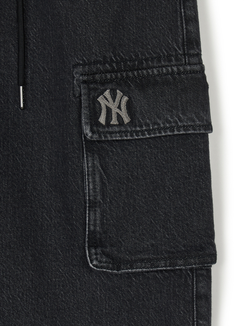 Váy MLB Jeans dài NY YanKees Denim 3FDSB0244-50BKS