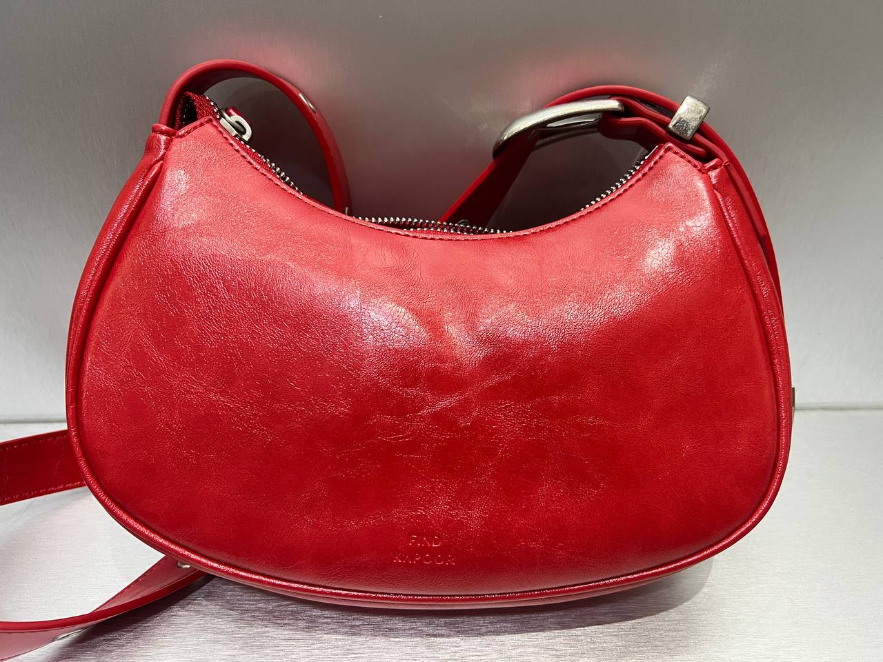 Túi FIND KAPOOR BELTY BAG 25 CRINKLED màu Đỏ