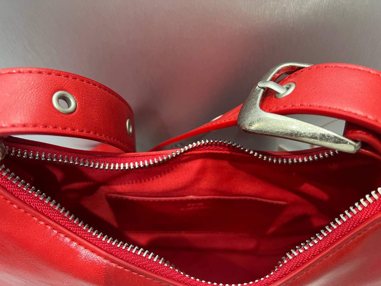 Túi FIND KAPOOR BELTY BAG 25 CRINKLED màu Đỏ