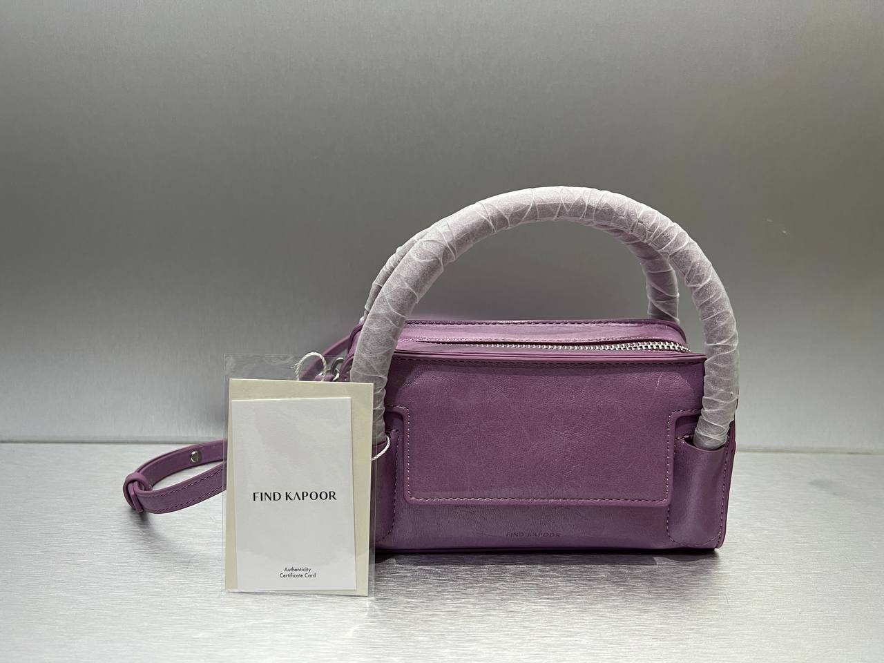 Túi FIND KAPOOR MARTY BAG B 18 CRINKLED màu Tím