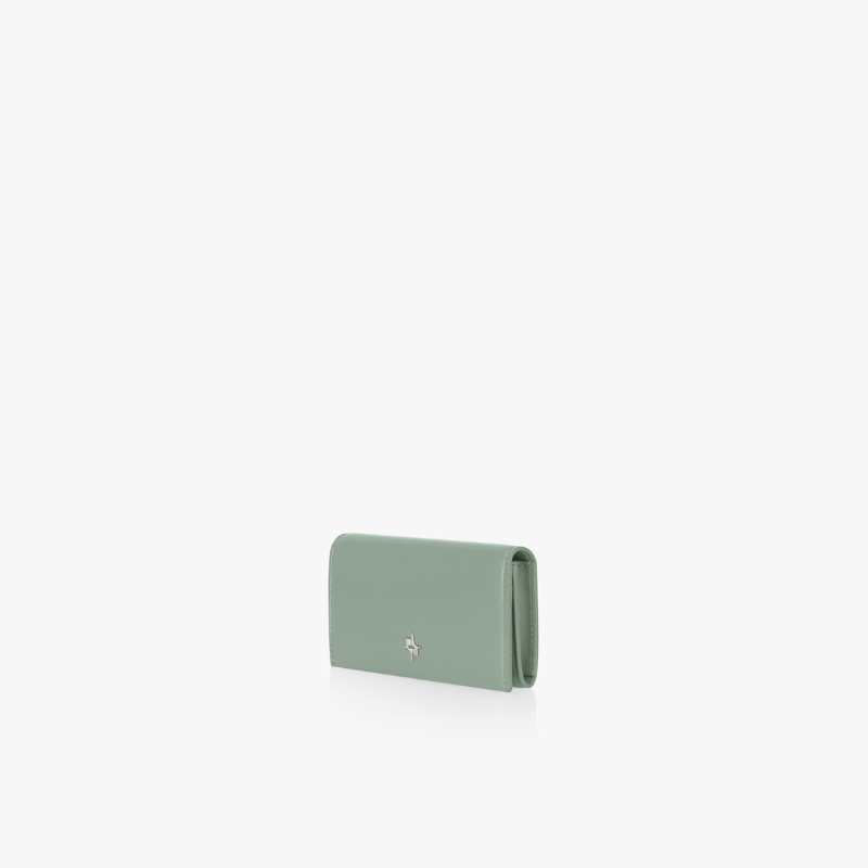 FLAMMA FLAP CARD WALLET - MINT GREEN