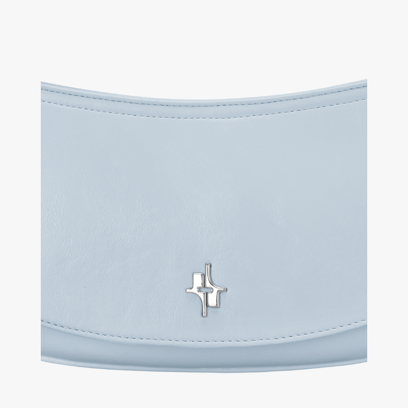 SLIM ARCH SHOULDER BAG - BLUE