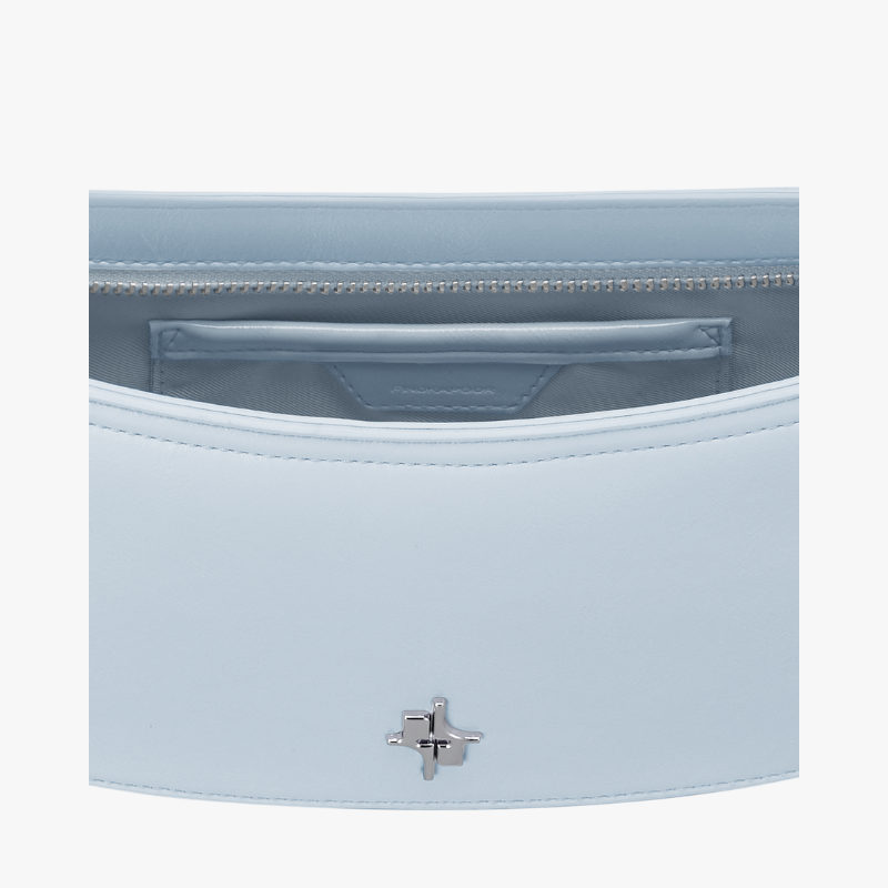 SLIM ARCH SHOULDER BAG - BLUE